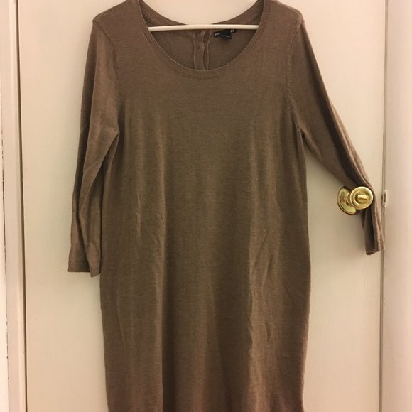 H&M Light Brown Sweater Dress - Picture 1 of 5